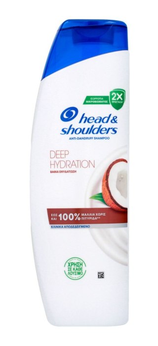 Head & Shoulders Deep Hydration szampon przeciwłupieżowy i nawilżający z olejem kokosowym 330 ml