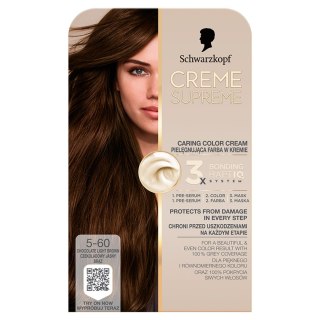 Schwarzkopf Creme Supreme farba do włosów odcień 5-60 Chocolate Brown