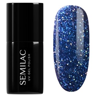 Semilac Winter Wonderland lakier hybrydowy 953 Mystery Blue 7 ml