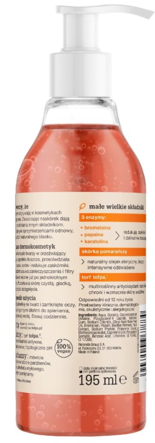 Tołpa Dermo Face Enzyme żel - galaretka do mycia twarzy 195 ml