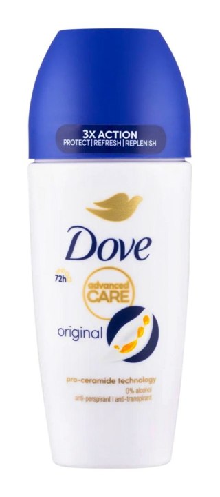 Dove Advanced Care Original Dezodorant Antyperspirant Roll-on dla Kobiet 50 ml