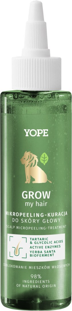 Yope Grow My Hair mikropeeling-kuracja do skóry głowy 115 ml