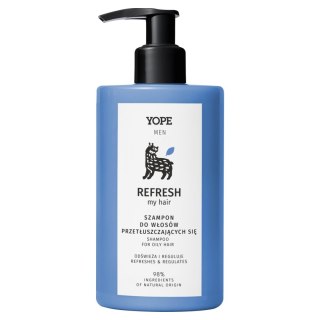 Yope Men Refresh My Hair szampon dla mężczyzn do włosów przetłuszczających się 300 ml