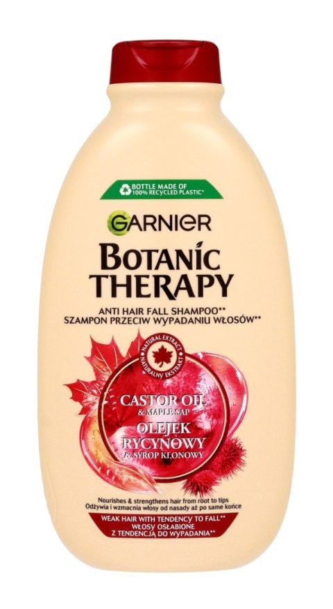 Garnier Botanic Therapy szampon do włosów osłabionych olejek rycynowy i syrop klonowy 400 ml