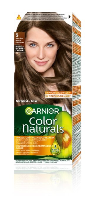 Garnier Color Naturals farba nr 5 - Jasny Brąz