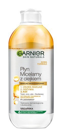 Garnier Skin Naturals płyn micelarny z olejkiem 400 ml