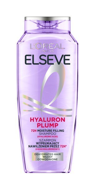L'Oréal Paris Elseve Hyaluron Plump szampon nawilżający do włosów suchych 400 ml