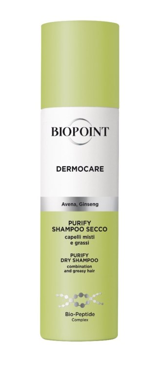 Biopoint Dermocare suchy szampon z ekstraktem z owsa i żeń-szenia oczyszcza i zwiększa objętość 150 ml