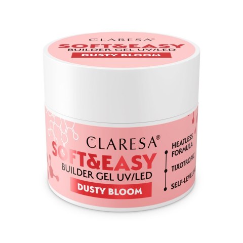 Claresa Soft&Easy żel budujący do paznokci Dusty Bloom 45 g