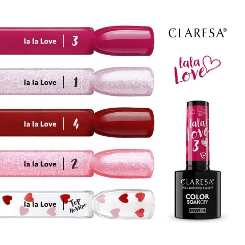 Claresa top no wipe La La Love Heart 5 ml