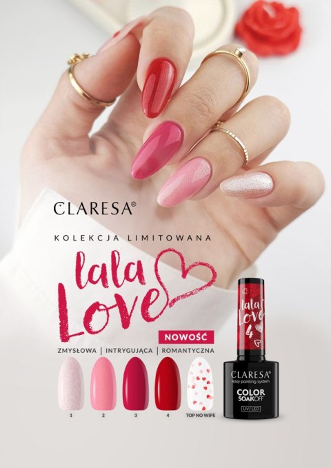 Claresa top no wipe La La Love Heart 5 ml