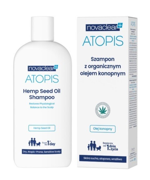 Novaclear Atopis szampon z olejem konopnym 250 ml