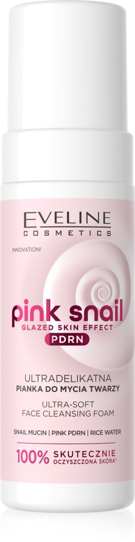Eveline Pink Snail ultradelikatna pianka do mycia twarzy 150 ml