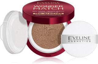 Eveline Wonder Match Kryjący Podkład Cushion z Niacynamidem i Kwasem Hialuronowym 04W Beige 15 g