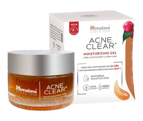 Himalaya Acne Clear+ żel do twarzy nawilżający 50 ml