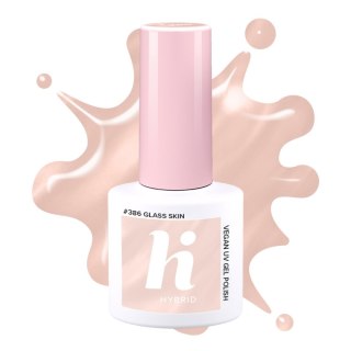 Hi Hybrid lakier hybrydowy #386 Glass Skin 5 ml