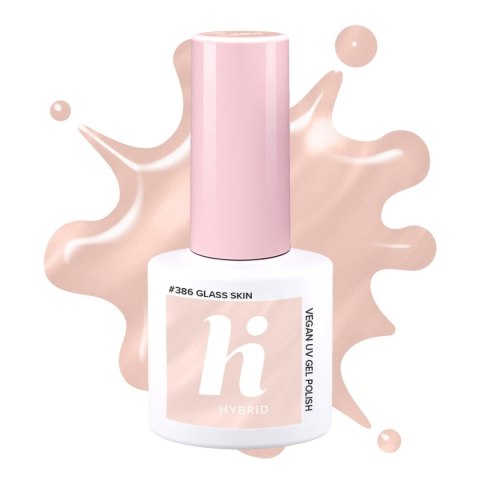 Hi Hybrid lakier hybrydowy #386 Glass Skin 5 ml