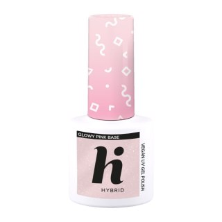 Hi Hybrid Pastel Base baza do lakieru hybrydowego Glowy Pink 5 ml