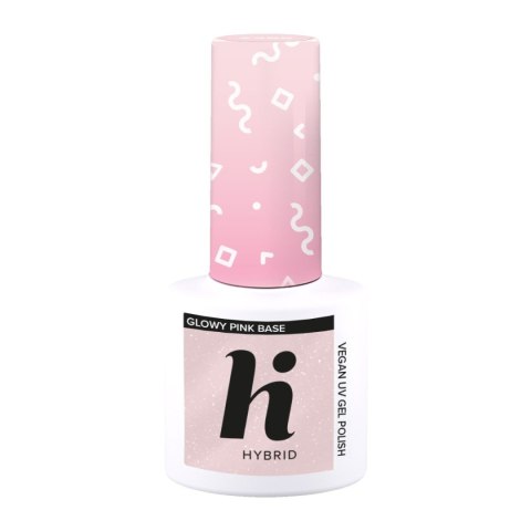 Hi Hybrid Pastel Base baza do lakieru hybrydowego Glowy Pink 5 ml