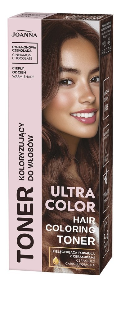 Joanna Ultra Color toner do włosów Cinnamon chocolate 100 g
