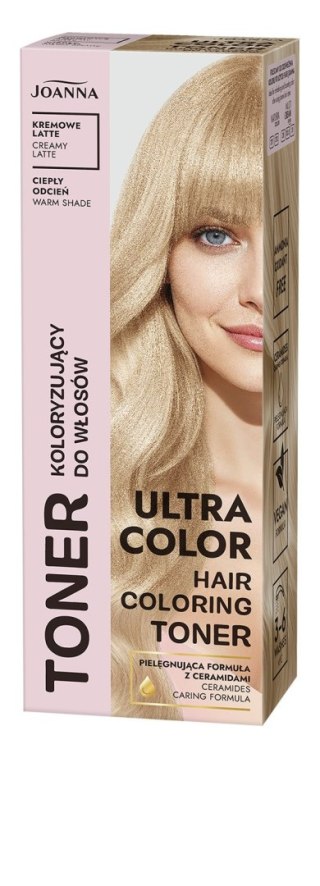Joanna Ultra Color toner do włosów Creamy latte 100 g