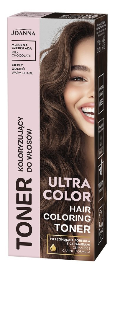 Joanna Ultra Color toner do włosów Milk chocolate 100 g