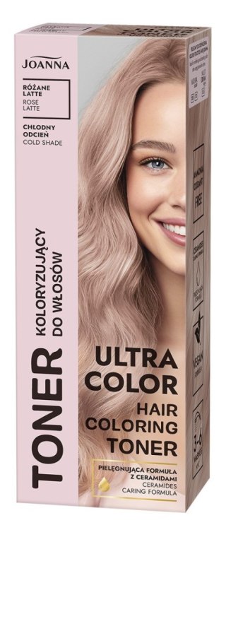 Joanna Ultra Color toner do włosów Rose latte 100 g