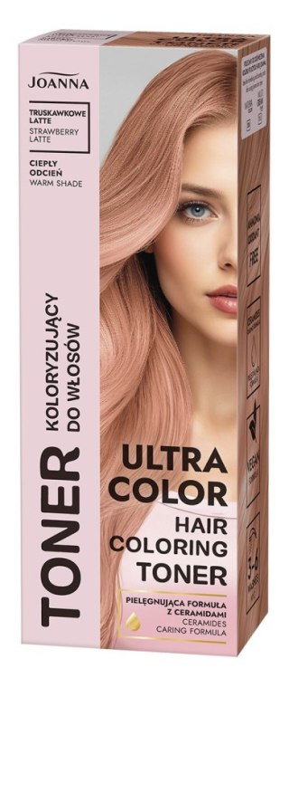 Joanna Ultra Color toner do włosów Strawberry latte 100 g