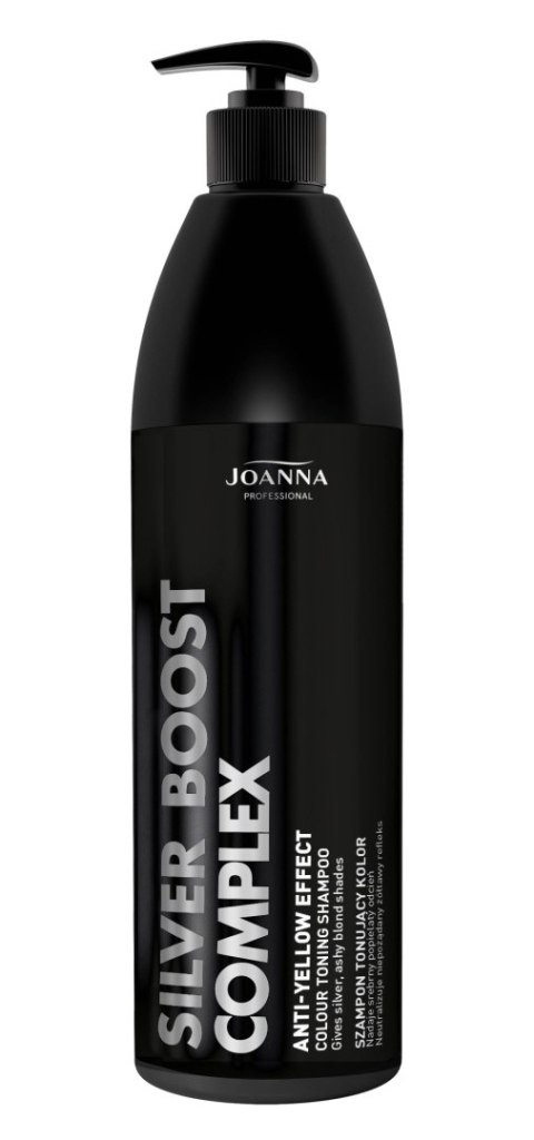 Joanna Professional Anti - Yellow Boost Complex szampon tonujący kolor - popielaty 1000 ml