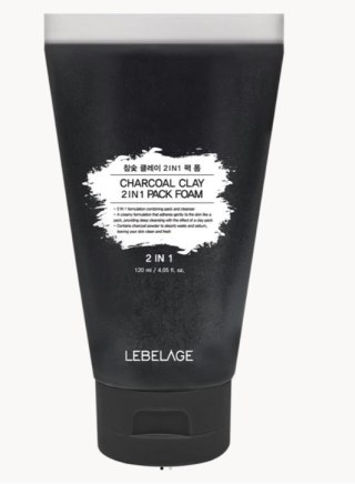 Lebelage pianka-Maseczka d/twarzy CHACOAL 120 ml
