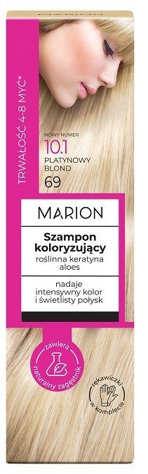 MARION szampon koloryzujący 4-8 myć nr 10.1 Platynowy Blond 100 ml