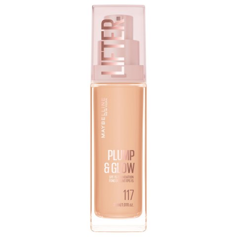 Maybelline Plump&glow Podkład Rozświetlający SPF 15 nr 117 30 ml