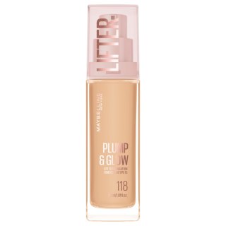 Maybelline Plump&glow Podkład Rozświetlający SPF 15 nr 118 30 ml