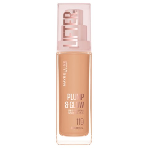 Maybelline Plump&glow podkład rozświetlający SPF 15 nr 119 30 ml