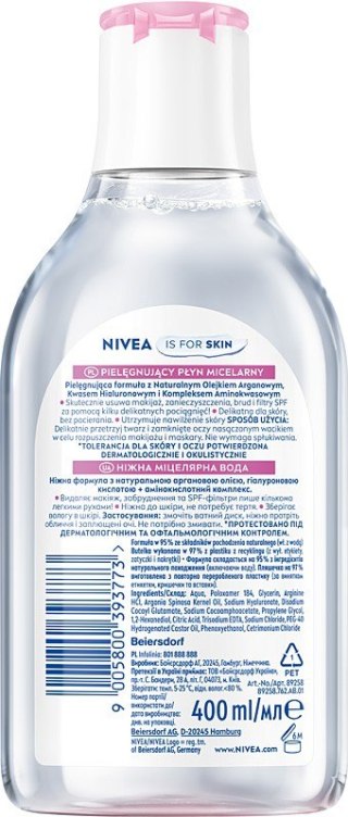 Nivea V płyn 400 ml micelarny c.sucha 89258