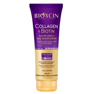 Bioxcin Collagen&Biotin odżywka w kremie do włosów dodająca objętości 250 ml
