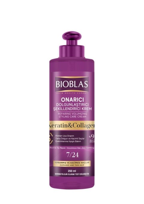 Bioblas Keratin&Collagen Krem do stylizacji włosów 250 ml