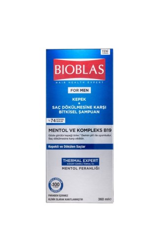 Bioblas Thermal Expert Men szampon przeciw wypadaniu włosów 360 ml