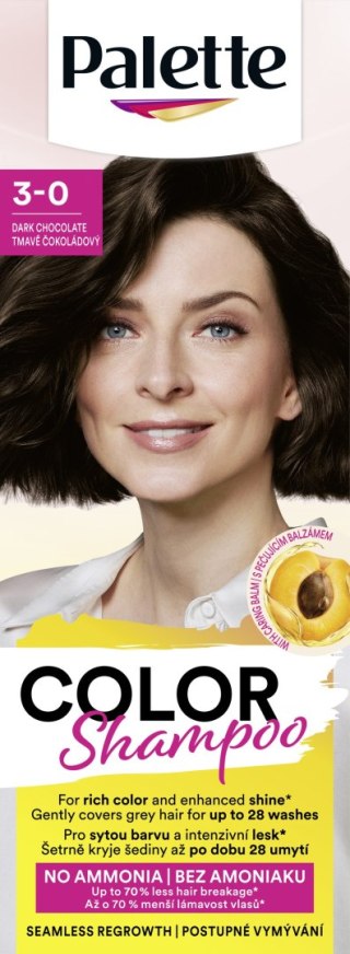Palette Color Shampoo szampon koloryzujący 3-0 Ciemna Czekolada 50 ml