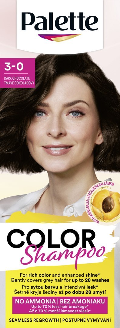 Palette Color Shampoo szampon koloryzujący 3-0 Ciemna Czekolada 50 ml
