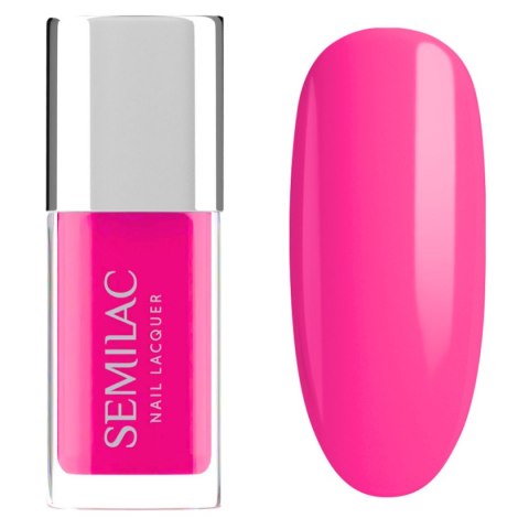 Semilac Nail Lacquer klasyczny lakier do paznokci 119 Neon Pink 9 ml
