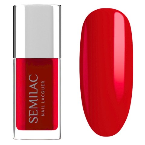 Semilac Nail Lacquer klasyczny lakier do paznokci 120 Neon Red 9 ml