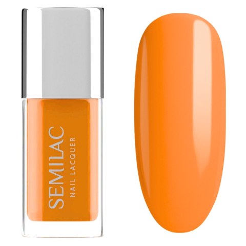 Semilac Nail Lacquer klasyczny lakier do paznokci 121 Neon Orange 9 ml