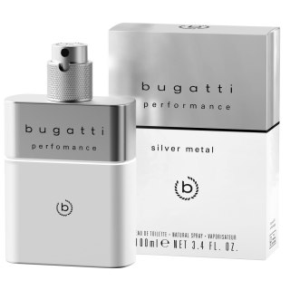 Bugatti Performance Silver Metal Woda Toaletowa Męska 100 ml