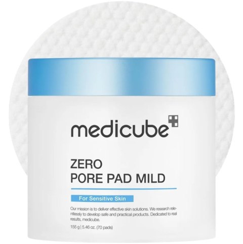 TOP KOREA MEDICUBE Zero Pore Pad Mild Płatki do twarzy 155 g