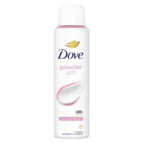 Dove Powder Soft Antyperspirant Damski w Sprayu 150 ml