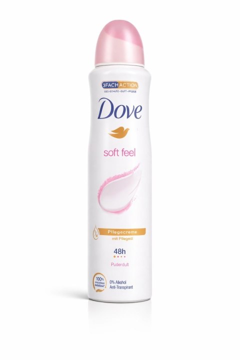 Dove Soft Feel Antyperspirant Damski w Sprayu 150 ml