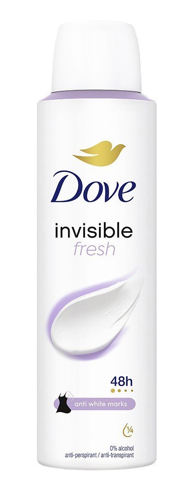Dove Invisible Fresh Antyperspirant Damski w Sprayu 150 ml