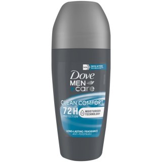 Unilever Mk Mk Dove +care Clean Comfort Dezodorant Antyperspirant Roll-on, dla Mężczyzn 50 ml