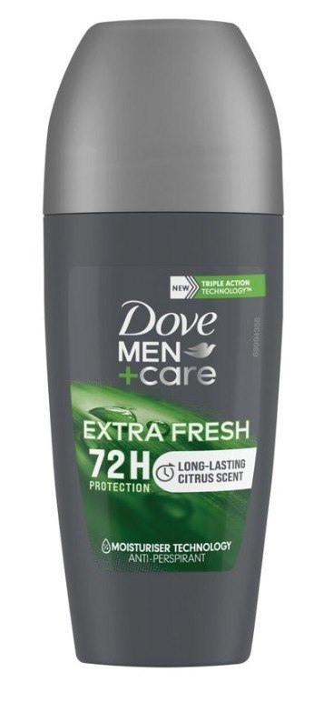 Unilever Mk Mk Dove +care Extra Fresh Dezodorant Antyperspirant Roll-on, dla Mężczyzn 50 ml